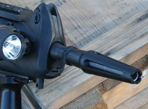 MFI CX4 Beretta Flash Suppressor / Barrel Shroud in the style used on Battlestar Galactica.